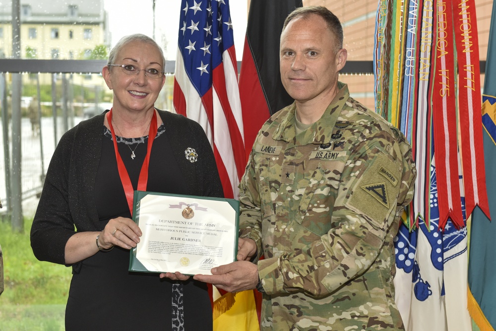 Julie Gardner awarded the Meritorious Public Service Medal