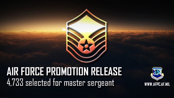 Air Force releases master sergeant/19E7 promotion cycle statistics