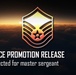 Air Force releases master sergeant/19E7 promotion cycle statistics