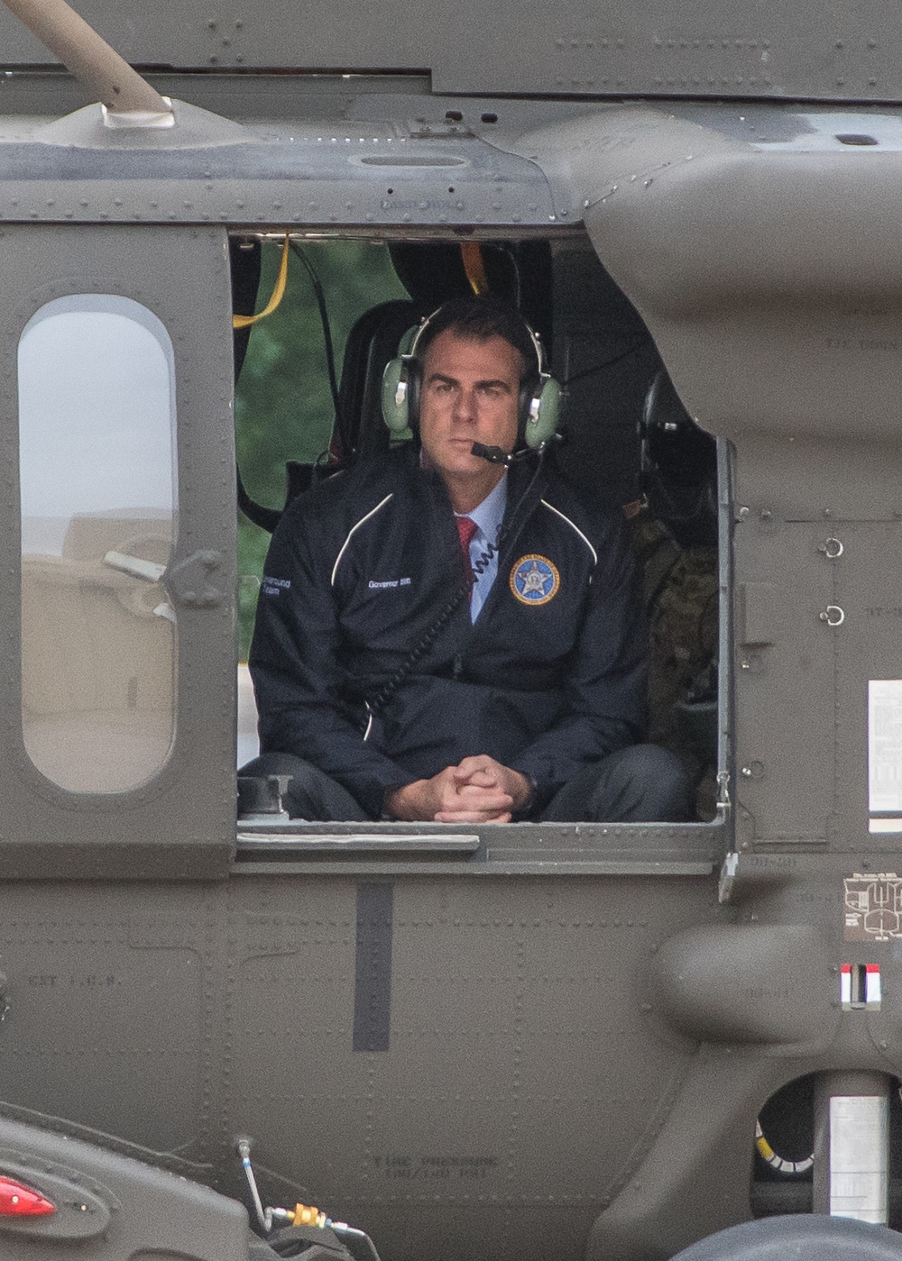 Oklahoma Governor assesses flood damage