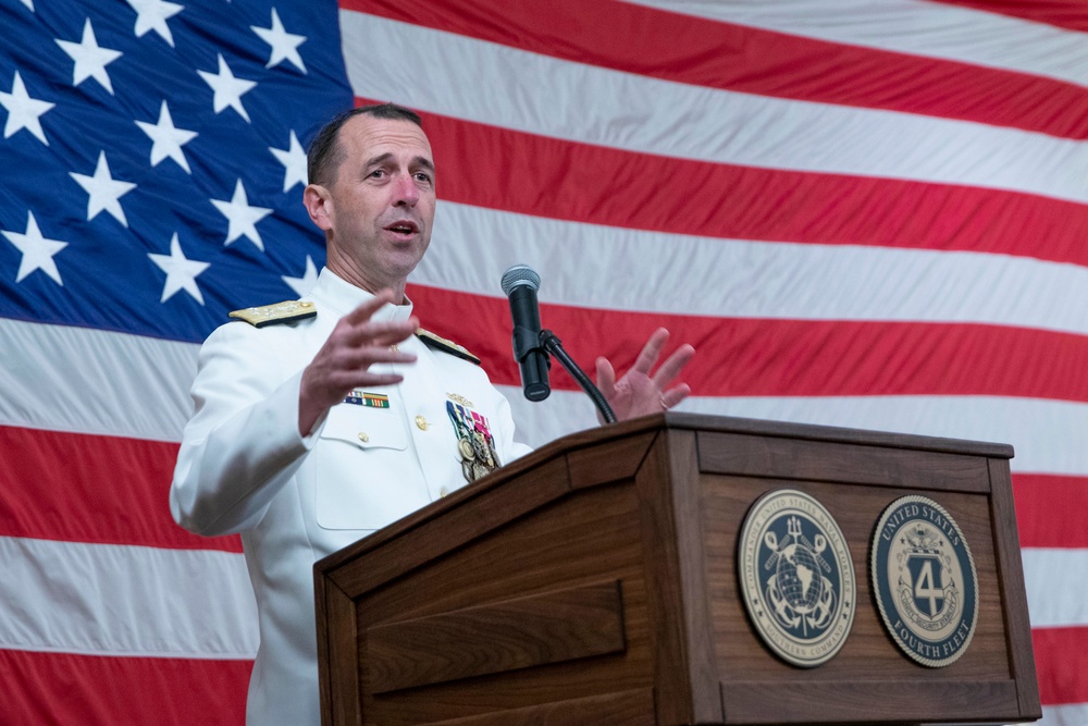Commander, U.S. Navy Fourth Fleet Change of Command