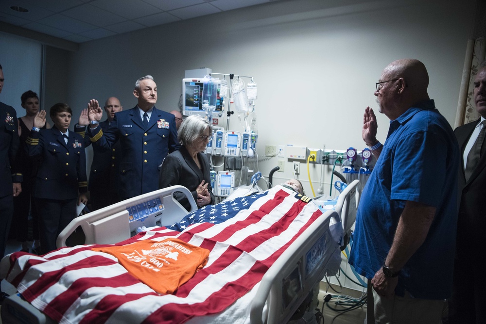Coast Guard members honor Cmdr. Molly Waters with Honor Walk