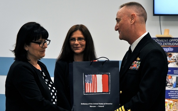 Navy, Missile Defense Agency Hold a Town Hall for People Living Near the Aegis Ashore Site Under Construction in Poland