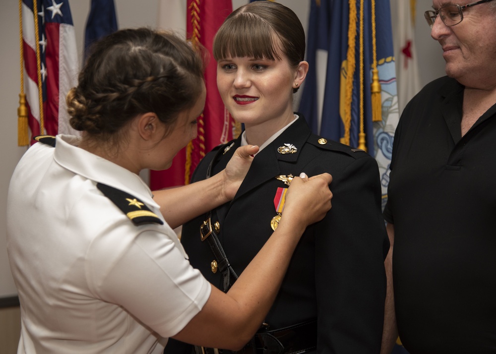 Female Marine Corps Aviator Receives Wings of Gold