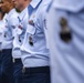 Security Forces Airmen stand in formation