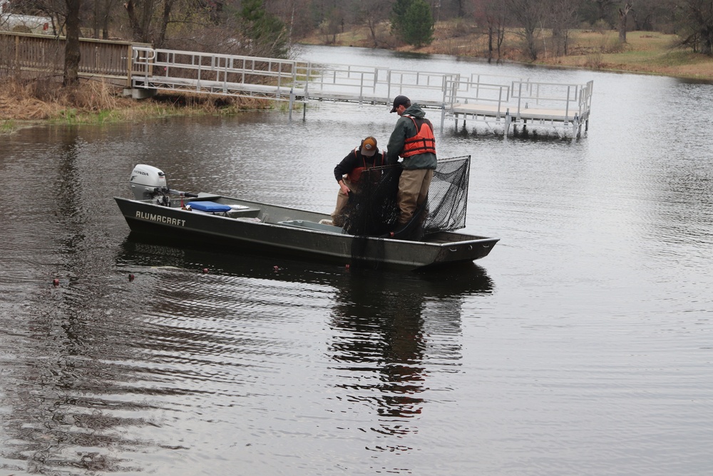 Fish population surveys help improve Fort McCoy’s fisheries management