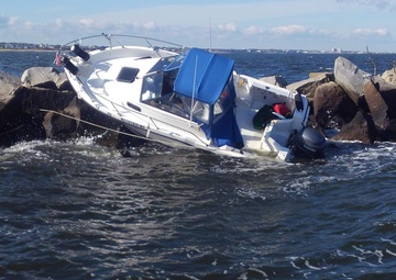 Coast Guard members receive awards, reunite with survivors of boat crash in Virginia Beach, Va.
