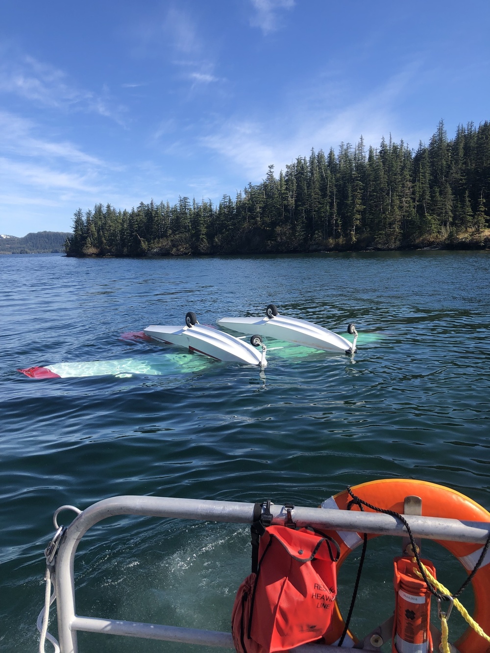 Coast Guard, partner agency, good Samaritans respond to downed aircraft in Cascade Bay, Alaska