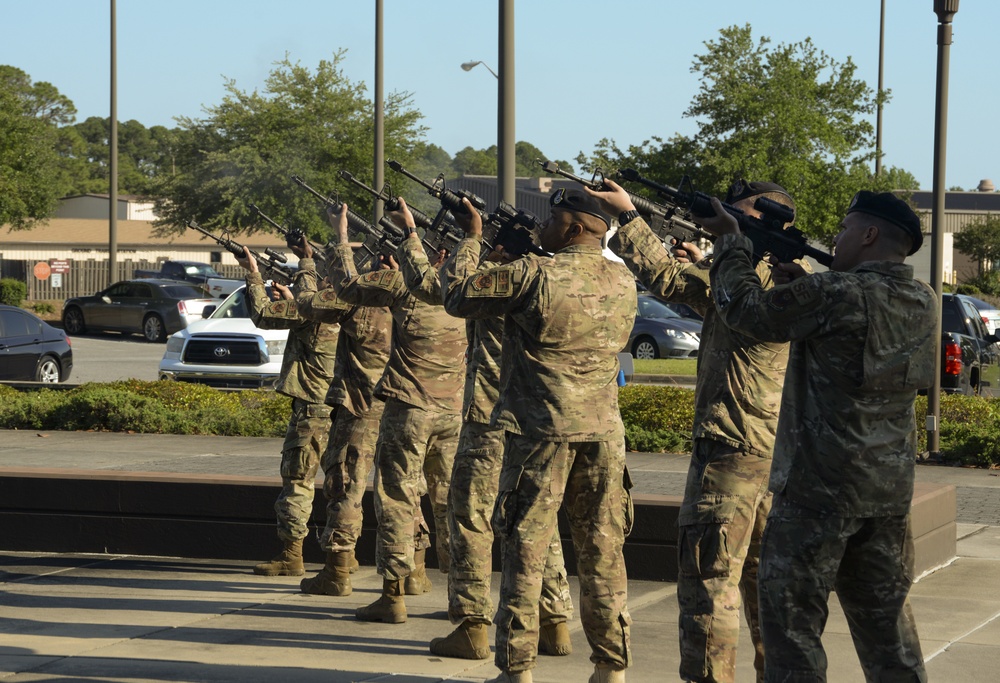 National Police Week, 1st Special Operations Security Forces Squadron pays tribute to fallen Defenders