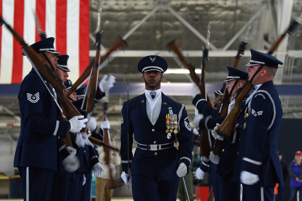 U.S. Air Force Drill Team at Joint Base Andrews air show