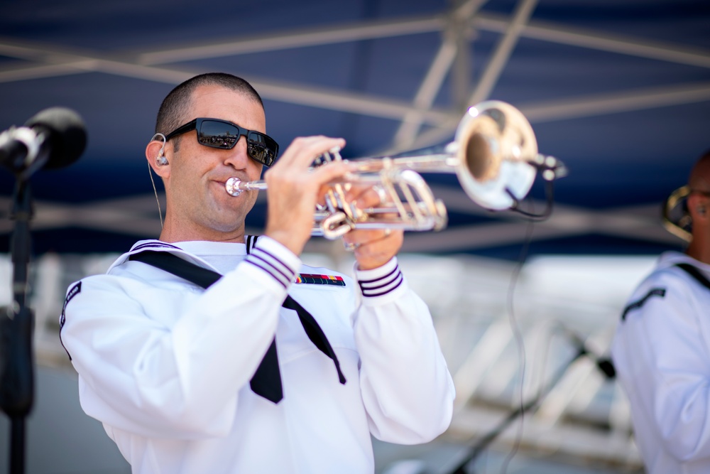 U.S. Fleet Forces Band Plays Concert at South Street Seaport