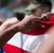 U.S. Marines conduct honor guard practice