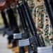 U.S. Marines conduct honor guard practice