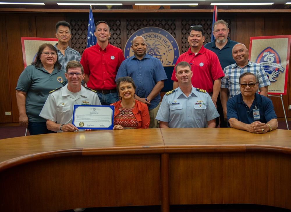 Guam Military, Local Leadership Commemorate National Maritime Day