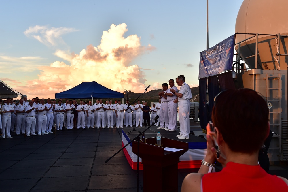 Exercise Pacific Vanguard commences aboard the U.S. 7th Fleet flagship USS Blue Ridge