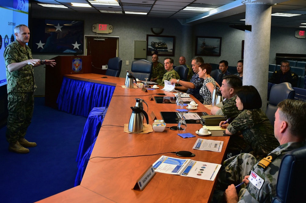 Exercise Pacific Vanguard commences aboard the U.S. 7th Fleet flagship USS Blue Ridge