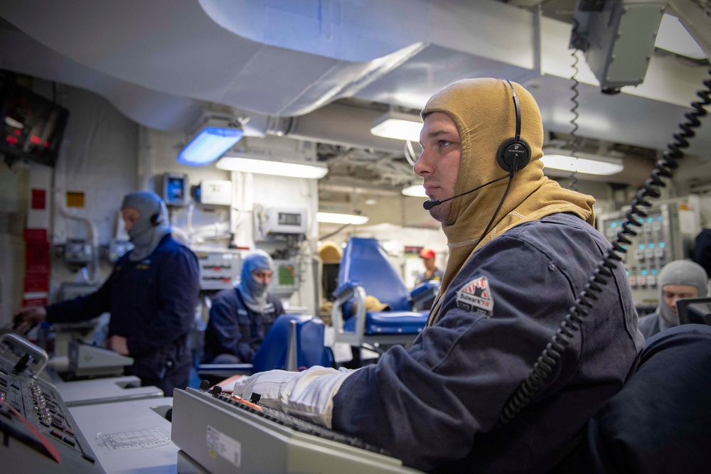 USS Kidd (DDG 100) Conducts Operations During Exercise Northern Edge 2019