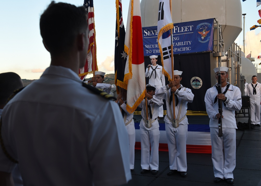 Exercise Pacific Vanguard commences aboard the U.S. 7th Fleet flagship USS Blue Ridge