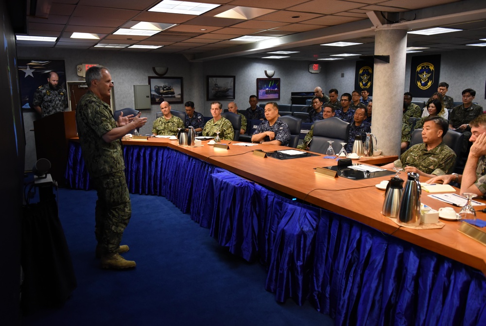 Exercise Pacific Vanguard commences aboard the U.S. 7th Fleet flagship USS Blue Ridge