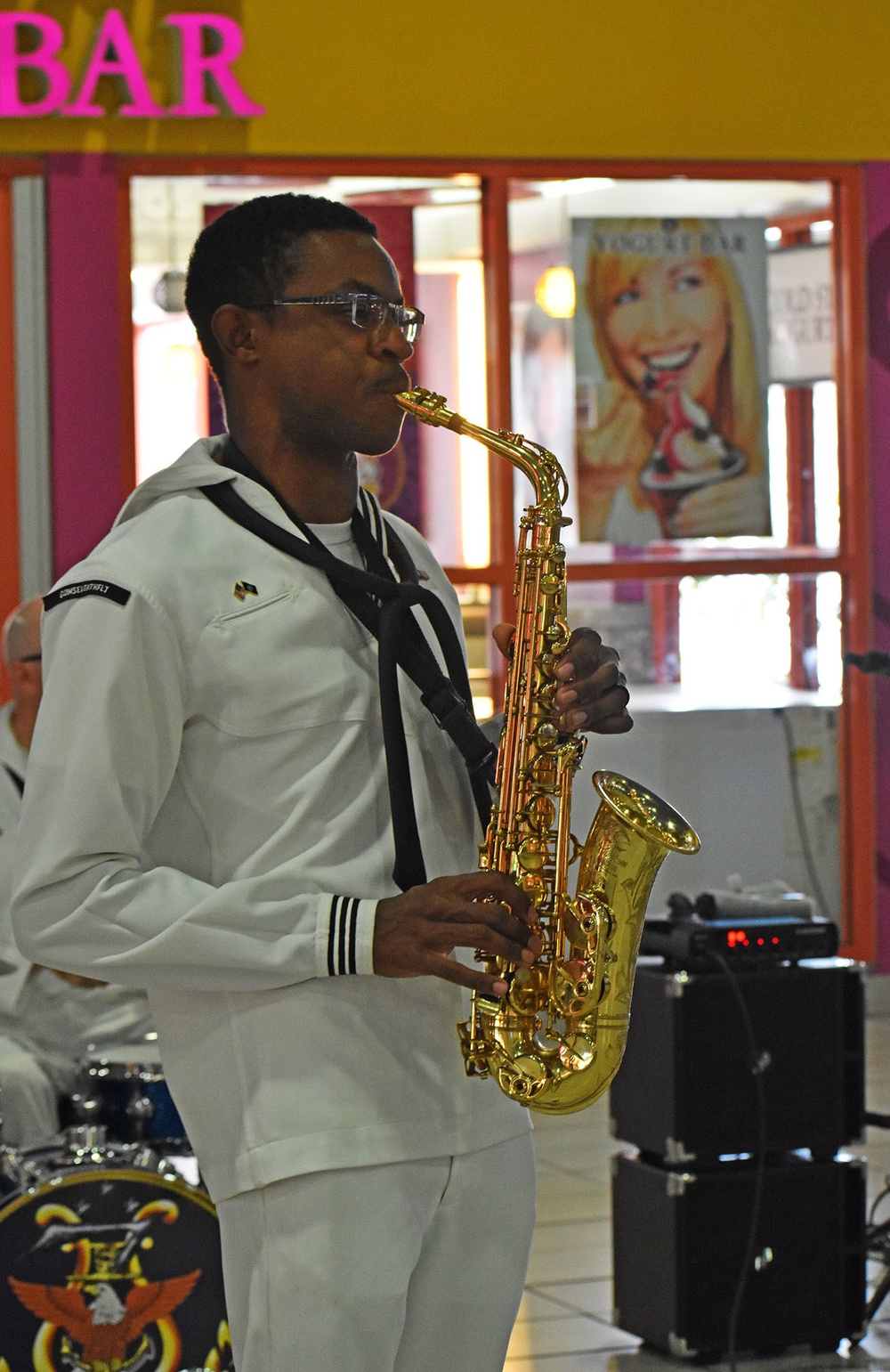 7th Fleet Band performs at Guam Premier Outlets