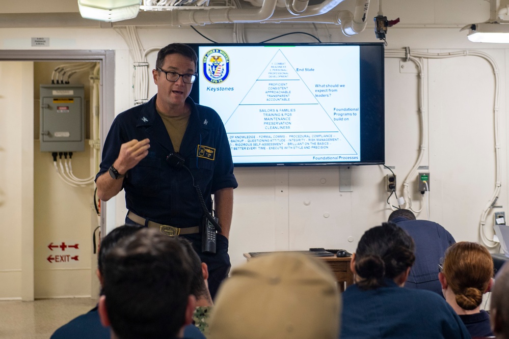 CO's Call Aboard USS John P. Murtha