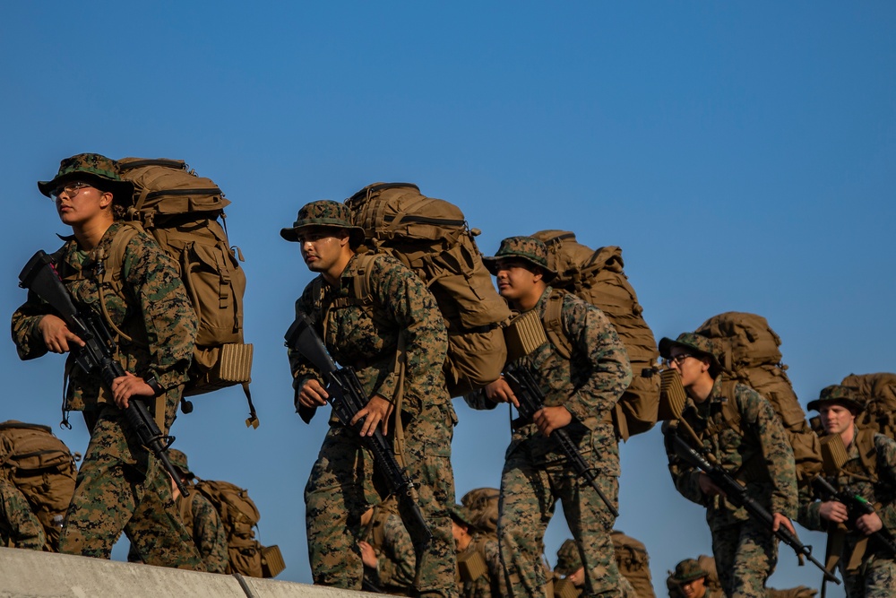 MAG-12 Marines conduct conditioning hike