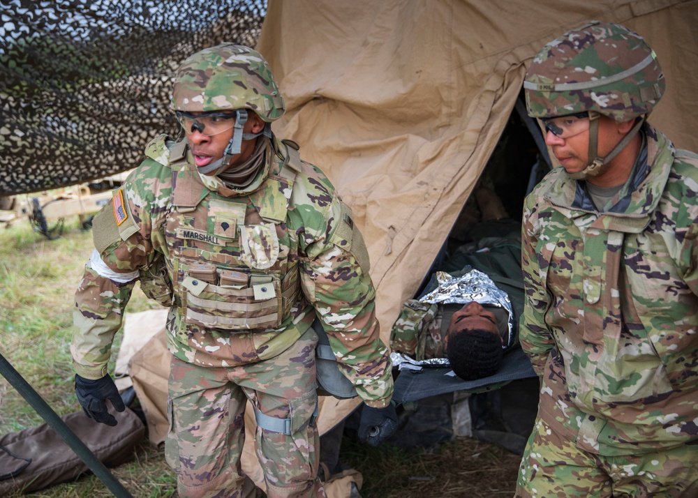 Liberty Soldiers hone their skills during MASCAL Exercise