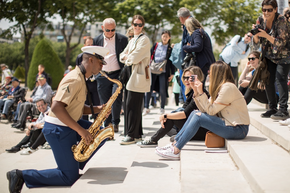 1st Marine Division Band concert at Les Invalides