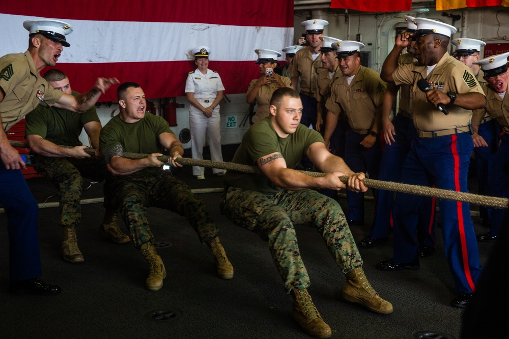 DVIDS - Images - Marines vs. Navy Tug-of-War FWNY [Image 6 of 9]