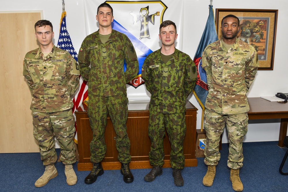 U.S. and Lithuanian Soldiers to graduate together in 7th Army NCOA