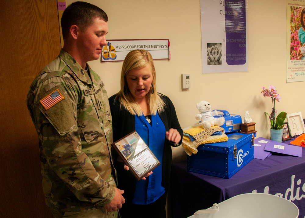 Fort Bliss couple’s loss turns to legacy at WBAMC