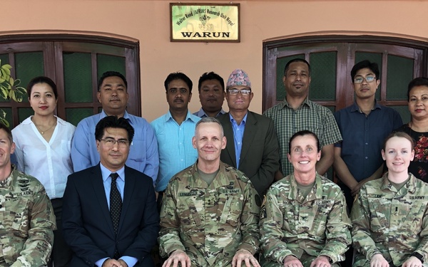 RHC-P commanding general visits Walter Reed AFRIMS in Nepal