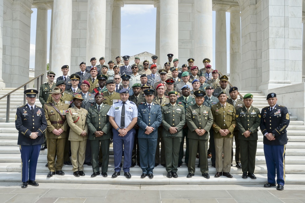 IMSO SMC class 69, paid their respects at Arlington National Cemetery