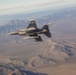 F-16 banks over range at Holloman AFB