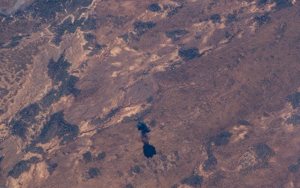 QF-16 explodes on contact with the ground