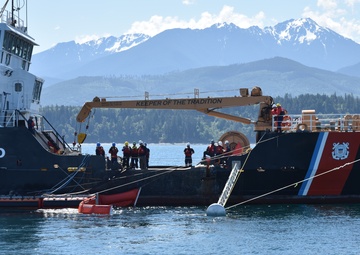 Coast Guard conducts international oil spill drill in the Strait of Juan de Fuca