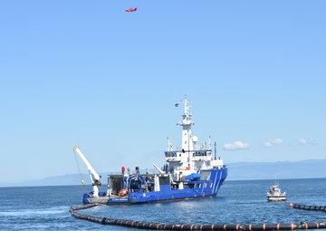 Coast Guard conducts international oil spill drill in the Strait of Juan de Fuca