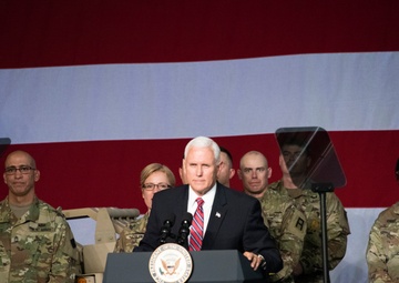 Vice President Pence visits Fort McCoy