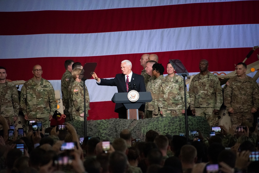 Vice President Pence visits Fort McCoy