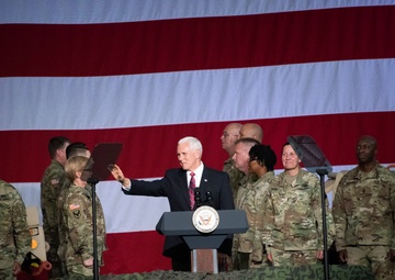 Vice President Pence visits Fort McCoy