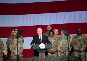 Vice President Pence visits Fort McCoy