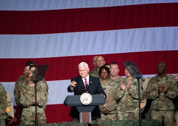 Vice President Pence visits Fort McCoy