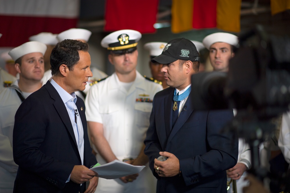 USS New York Hosts Fox and Friends