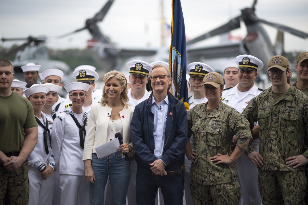 USS New York Hosts Fox and Friends