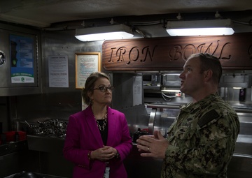 DASN CHR visits USS Alabama
