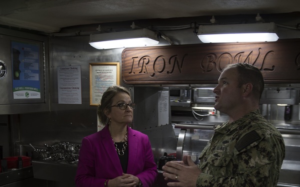 DASN CHR visits USS Alabama