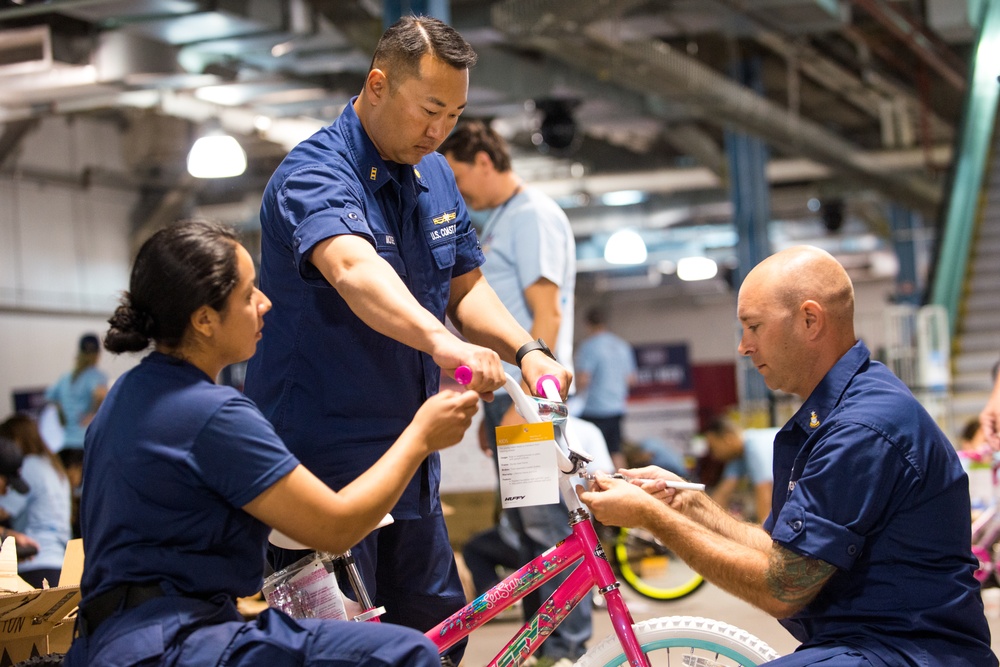 Fleet Week Sailors Build Bikes