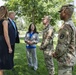 President Donald Trump and First Lady Melania Trump Visit Arlington National Cemetery During Flags-In