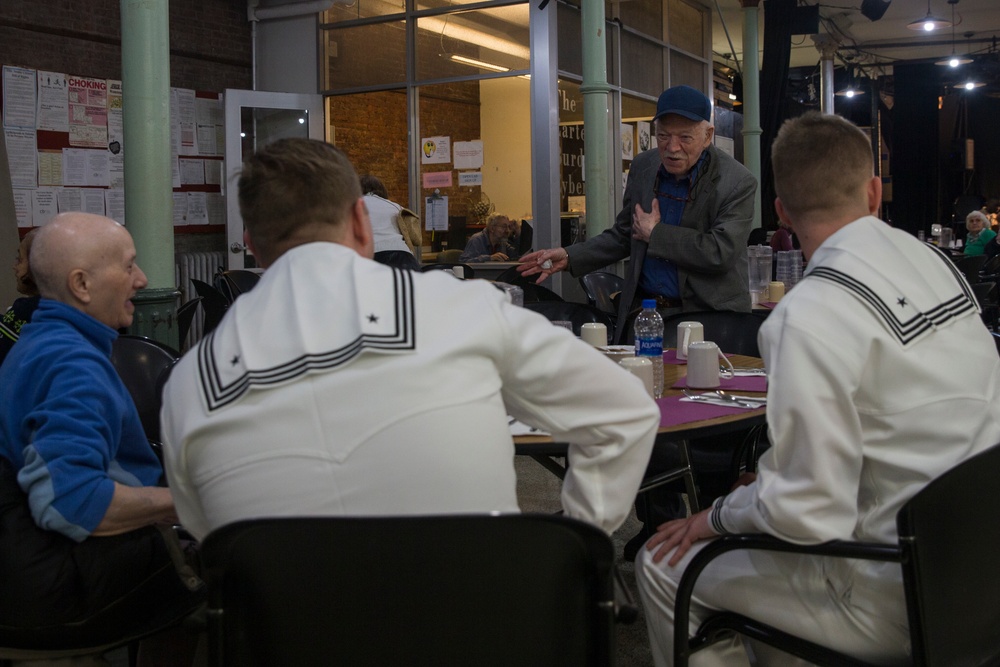 Giving Back, Lunch With Senior Citizens