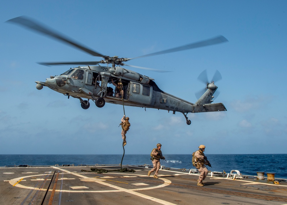 USS Bainbridge Deployment